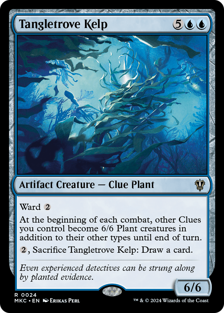 Tangletrove Kelp (MKC-024) [Murders at Karlov Manor Commander] MTG Single Wizards of the Coast