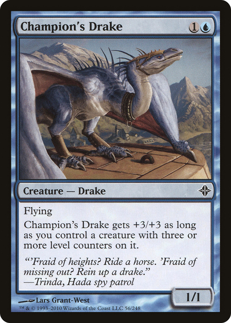 Champion's Drake (ROE-056) [Rise of the Eldrazi] Foil MTG Single Wizards of the Coast