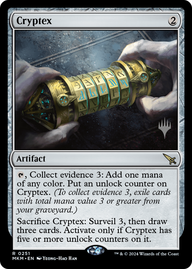 Cryptex (PPMKM-251) [Murders at Karlov Manor Promos] Foil MTG Single Wizards of the Coast