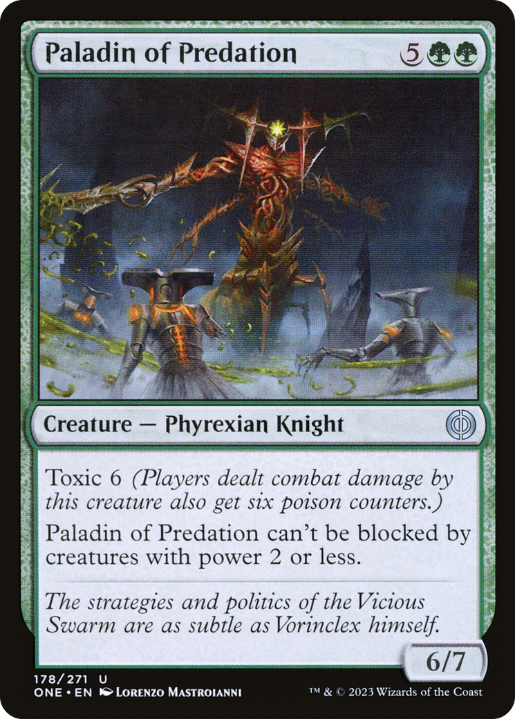 Paladin of Predation (ONE-178) [Phyrexia: All Will Be One] MTG Single Wizards of the Coast