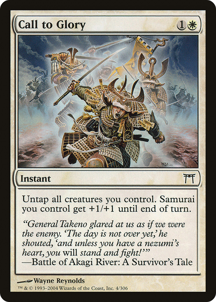 Call to Glory (CHK-004) [Champions of Kamigawa] MTG Single Wizards of the Coast