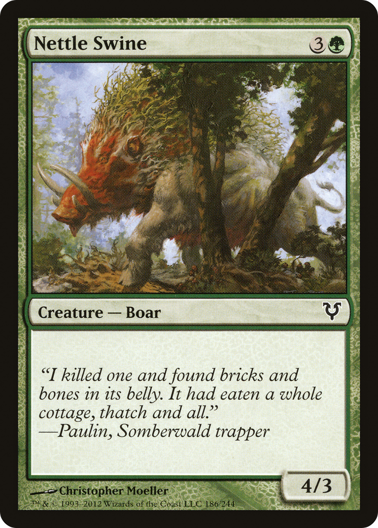 Nettle Swine (AVR-186) [Avacyn Restored] Foil MTG Single Wizards of the Coast