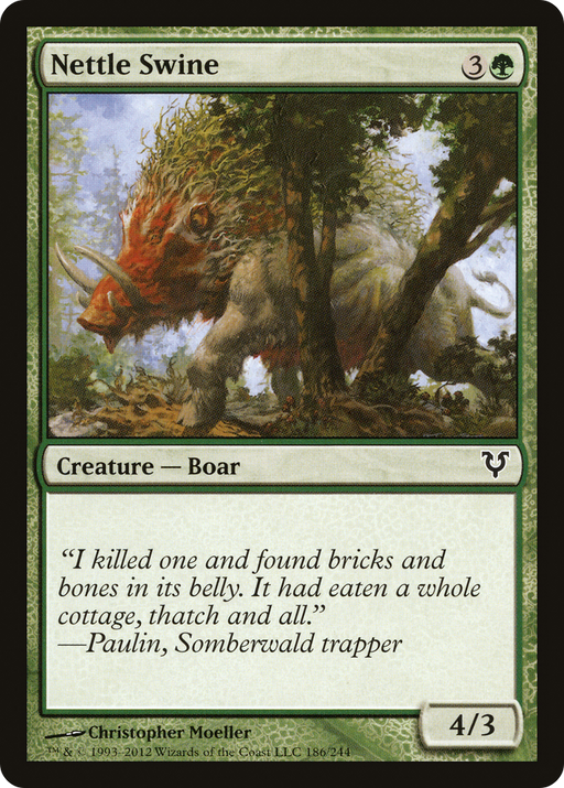 Nettle Swine (AVR-186) [Avacyn Restored] MTG Single Wizards of the Coast