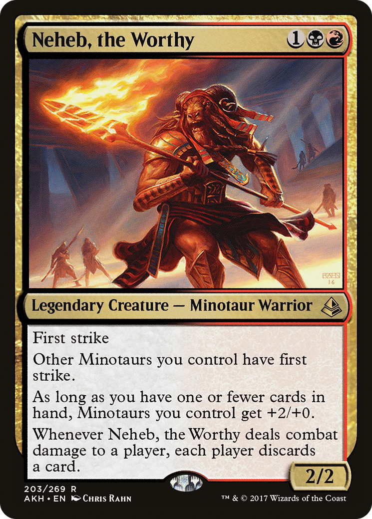 Neheb, the Worthy (AKH-203) [Amonkhet] Foil MTG Single Wizards of the Coast