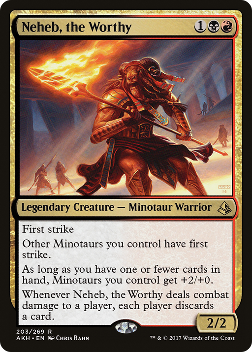 Neheb, the Worthy (AKH-203) [Amonkhet] MTG Single Wizards of the Coast