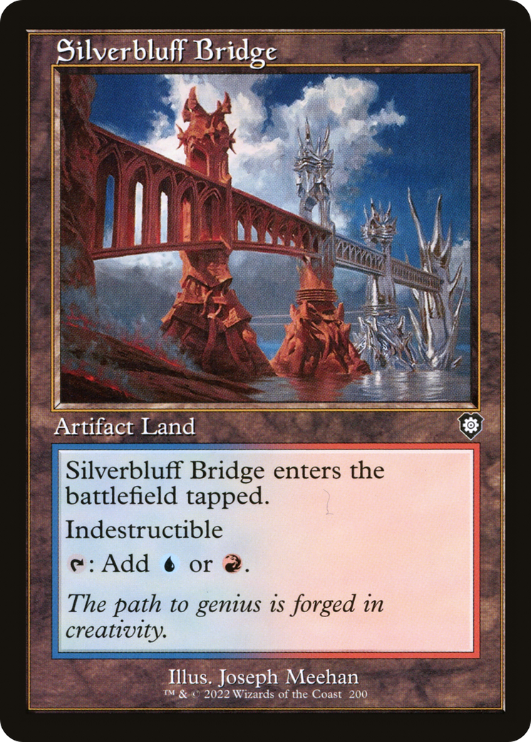Silverbluff Bridge (BRC-200) [The Brothers' War Commander] MTG Single Wizards of the Coast