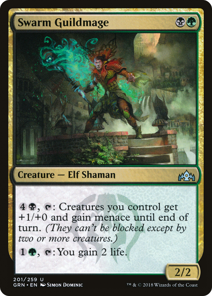 Swarm Guildmage (GRN-201) [Guilds of Ravnica] MTG Single Wizards of the Coast