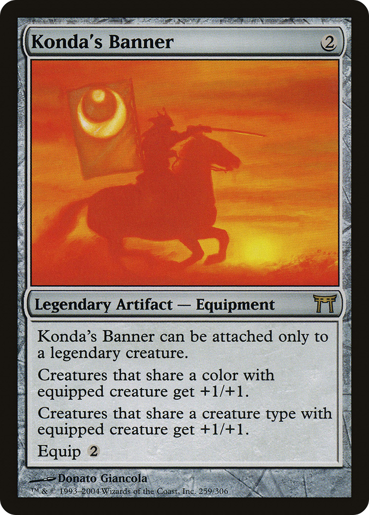 Konda's Banner (CHK-259) [Champions of Kamigawa] MTG Single Wizards of the Coast