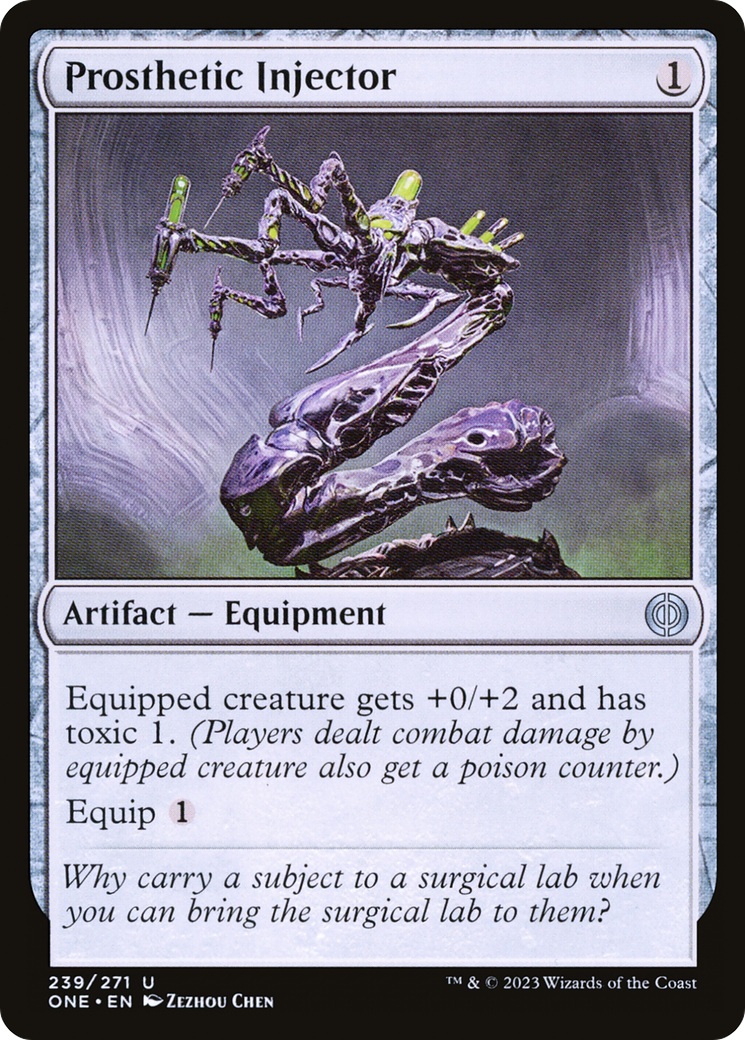 Prosthetic Injector (ONE-239) [Phyrexia: All Will Be One] MTG Single Wizards of the Coast