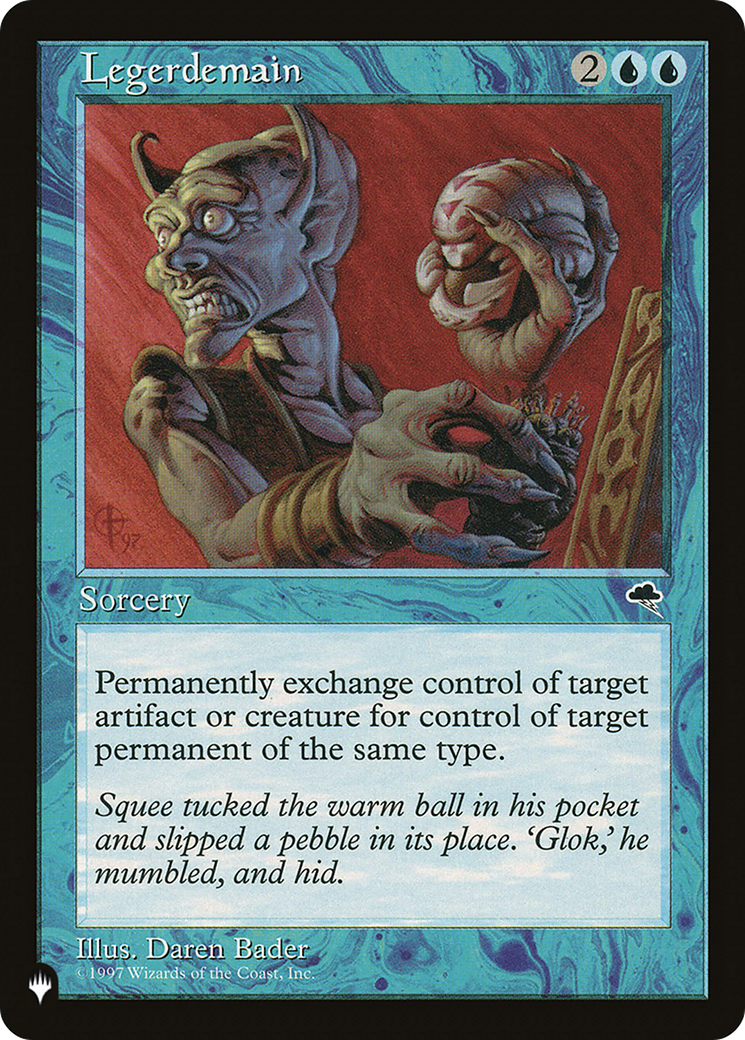 Legerdemain (LIST-TMP-72) [Mystery Booster] The List MTG Single Wizards of the Coast