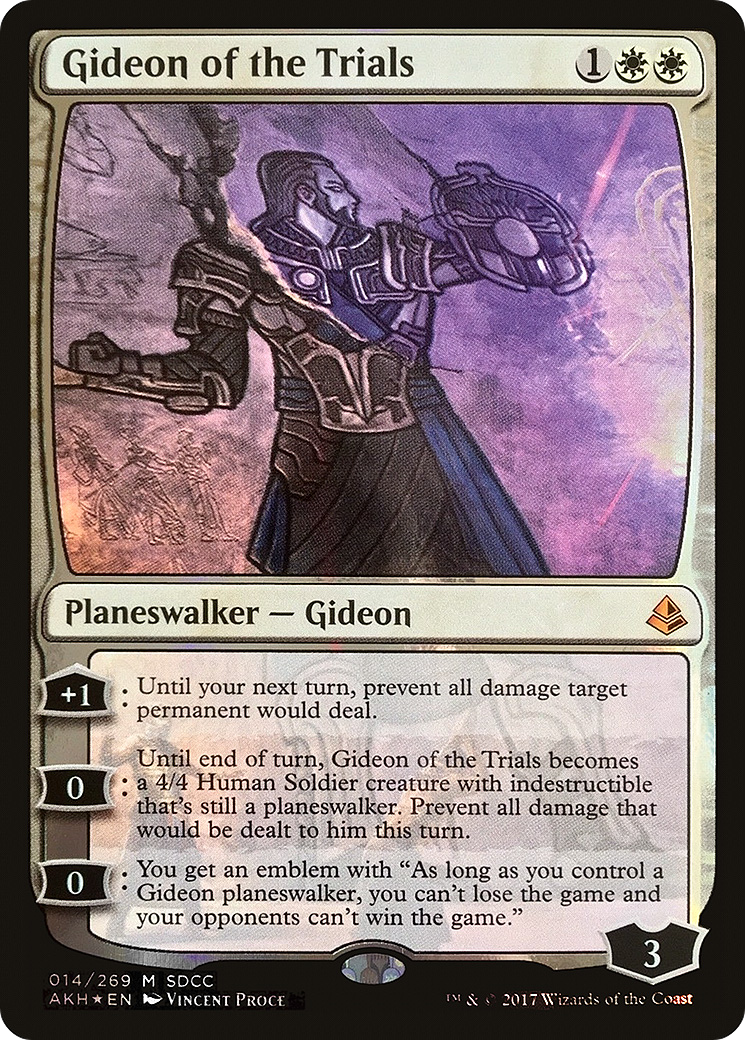 Gideon of the Trials (SDCC 2017 Exclusive) (MEDIA-014) [Misc] San Diego Comic-Con 2017 Foil MTG Single Wizards of the Coast