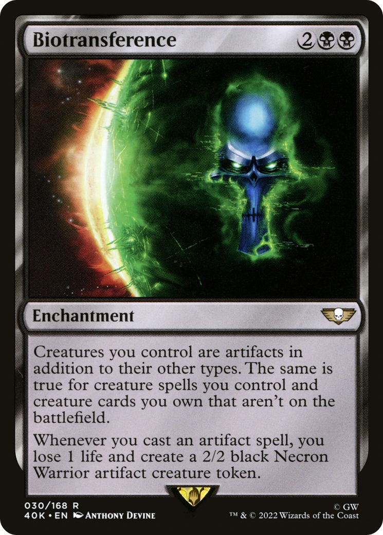 Biotransference (40K-030) [Warhammer 40,000 Commander] MTG Single Wizards of the Coast