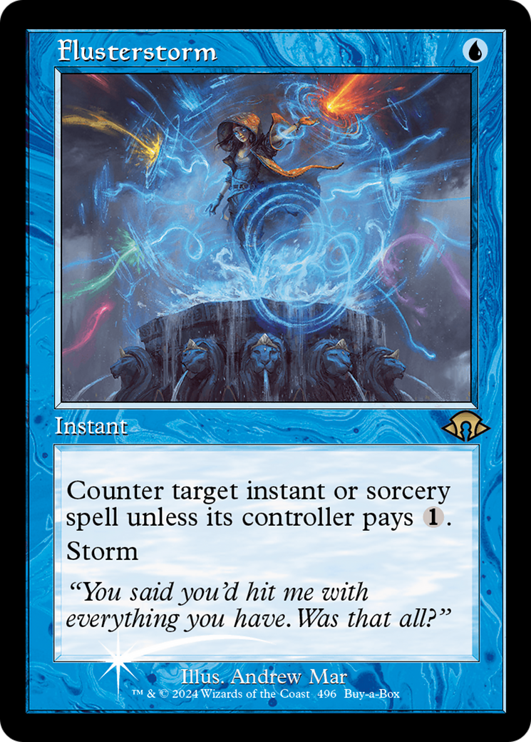 Flusterstorm (BABP-496) [Modern Horizons 3] Foil MTG Single Wizards of the Coast