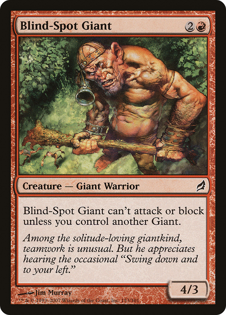 Blind-Spot Giant (LRW-153) [Lorwyn] MTG Single Wizards of the Coast