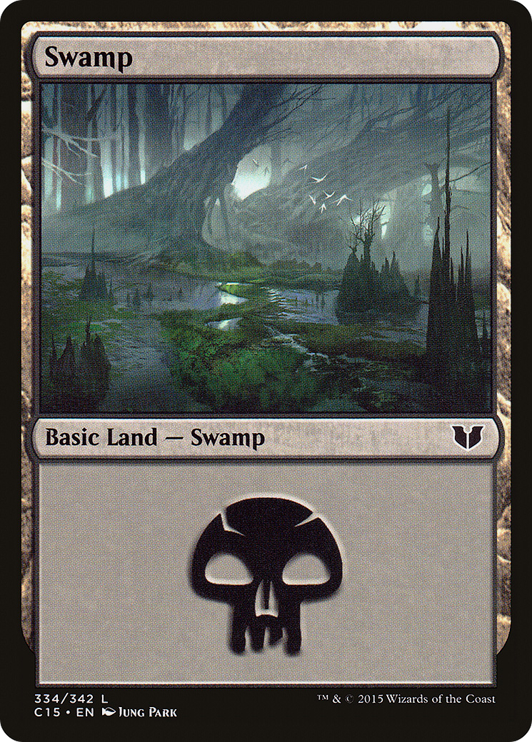 Swamp (C15-334) [Commander 2015] MTG Single Wizards of the Coast