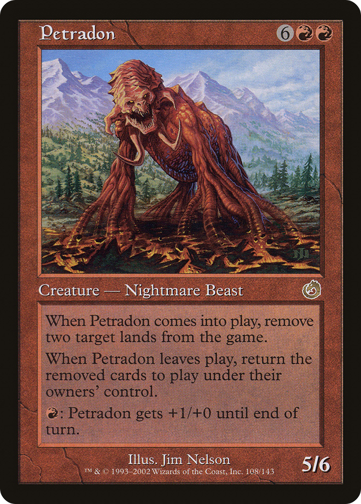 Petradon (TOR-108) [Torment] Foil MTG Single Wizards of the Coast