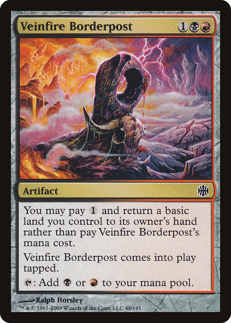 Veinfire Borderpost (ARB-048) [Alara Reborn] MTG Single Wizards of the Coast