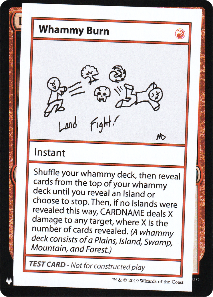 Whammy Burn (CMB1-070) [Mystery Booster] Playtest Cards 2019 MTG Single Wizards of the Coast