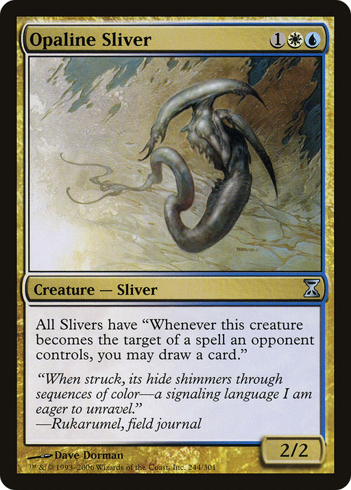 Opaline Sliver (TSP-244) [Time Spiral] MTG Single Wizards of the Coast