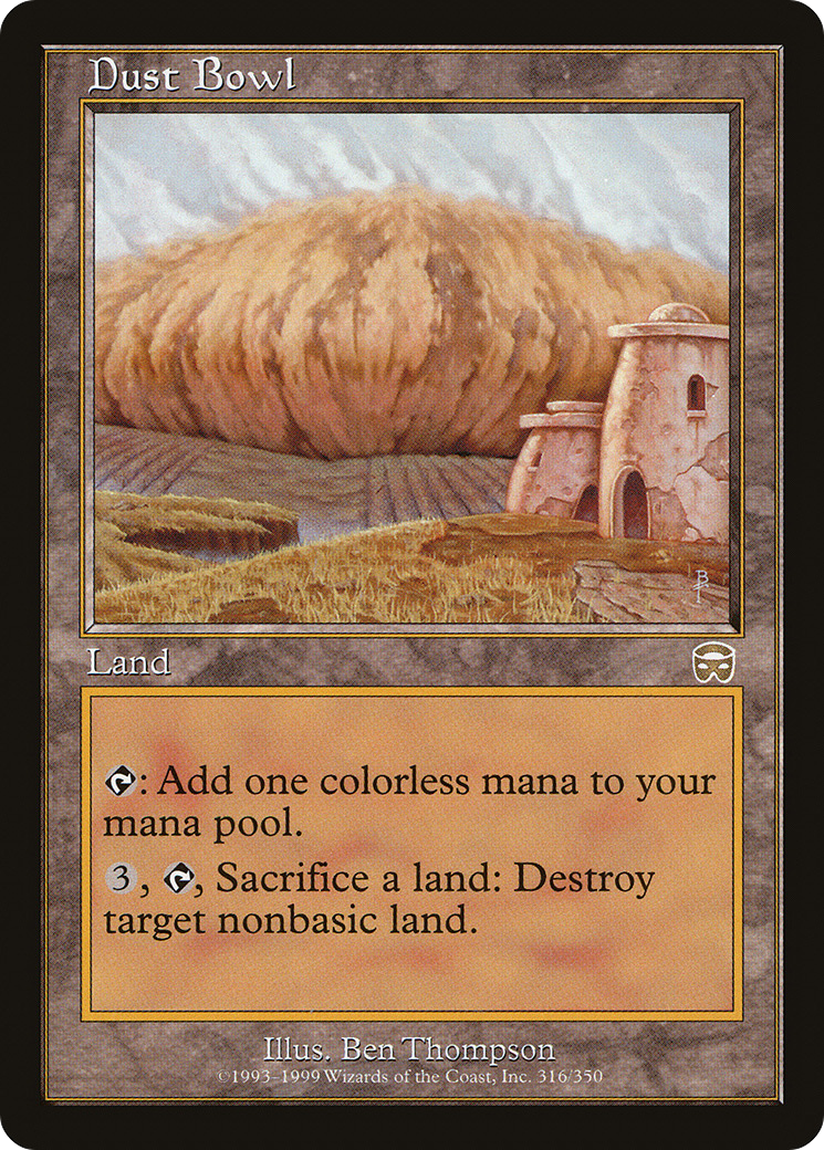 Dust Bowl (MMQ-316) [Mercadian Masques] Foil MTG Single Wizards of the Coast