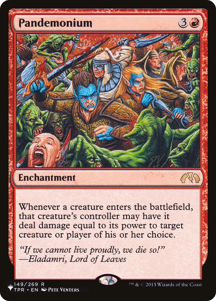 Pandemonium (TPR) (LIST-149/269) [Mystery Booster] The List MTG Single Wizards of the Coast