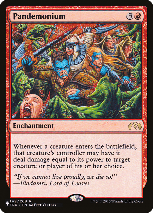 Pandemonium (TPR) (LIST-149/269) [Mystery Booster] The List MTG Single Wizards of the Coast