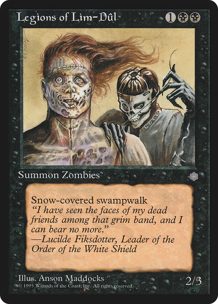 Legions of Lim-Dûl (ICE-142) [Ice Age] MTG Single Wizards of the Coast