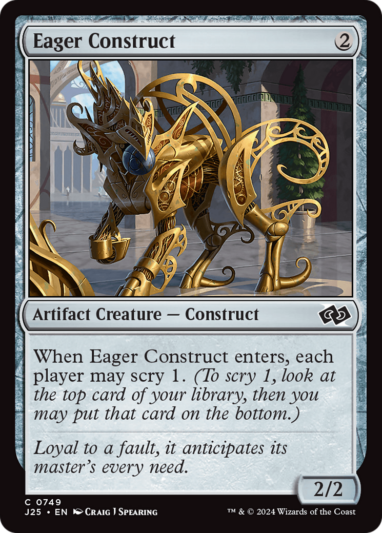 Eager Construct (J25-749) [Foundations Jumpstart] MTG Single Wizards of the Coast