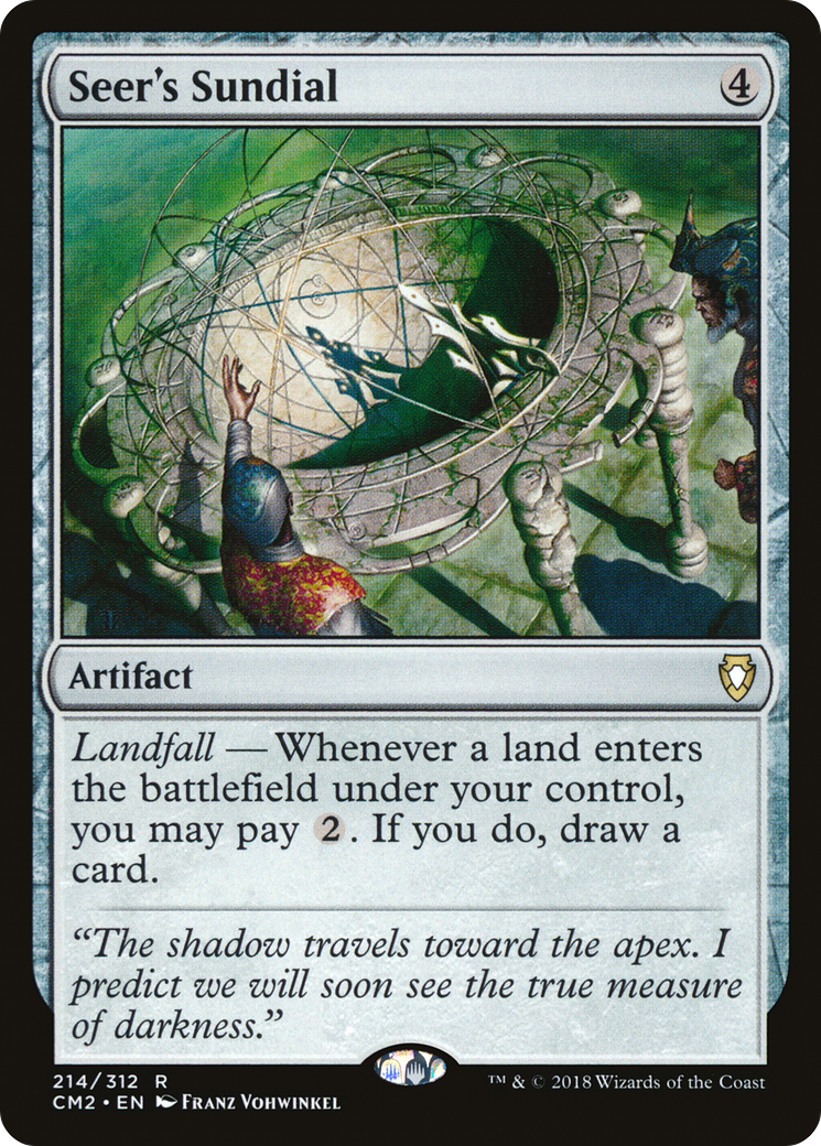 Seer's Sundial (CM2-214) [Commander Anthology Volume II] MTG Single Wizards of the Coast