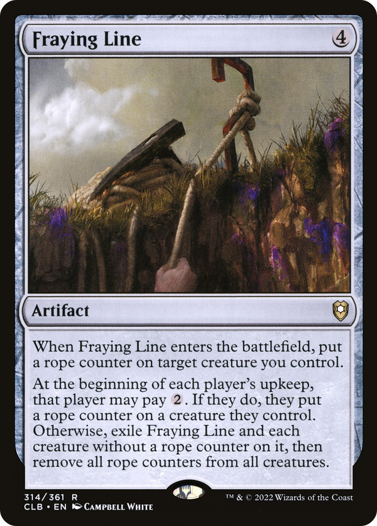 Fraying Line (CLB-314) [Commander Legends: Battle for Baldur's Gate] MTG Single Wizards of the Coast
