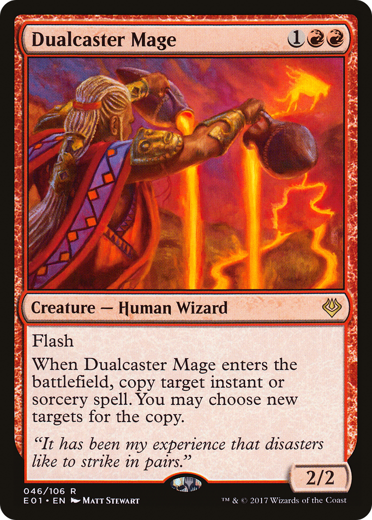 Dualcaster Mage (AC2-046) [Misc] Archenemy: Nicol Bolas MTG Single Wizards of the Coast
