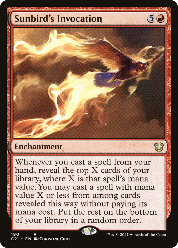 Sunbird's Invocation (C21-180) [Commander 2021] MTG Single Wizards of the Coast