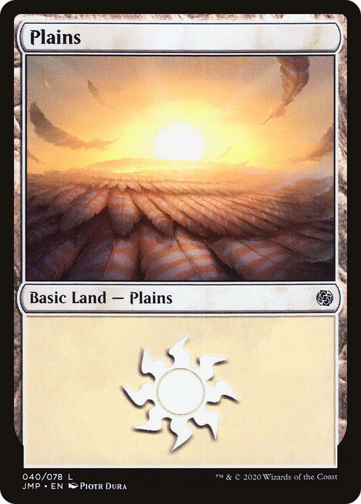 Plains (40) (JMP-040) [Jumpstart] MTG Single Wizards of the Coast