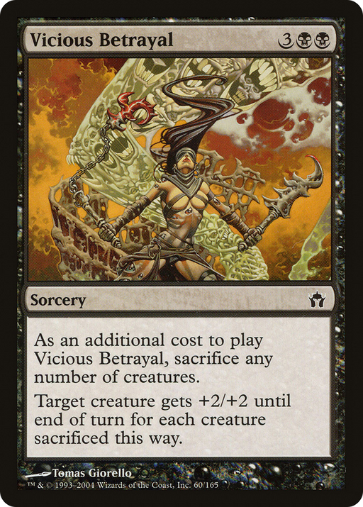 Vicious Betrayal (5DN-060) [Fifth Dawn] MTG Single Wizards of the Coast