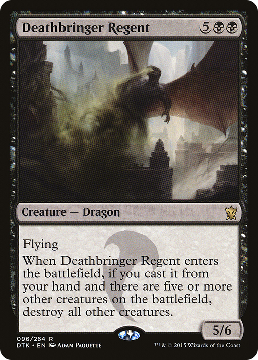 Deathbringer Regent (DTK-096) [Dragons of Tarkir] MTG Single Wizards of the Coast