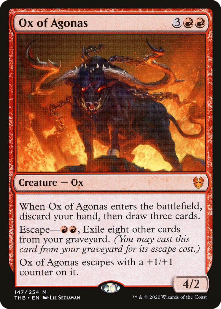 Ox of Agonas (THB-147) [Theros Beyond Death] MTG Single Wizards of the Coast