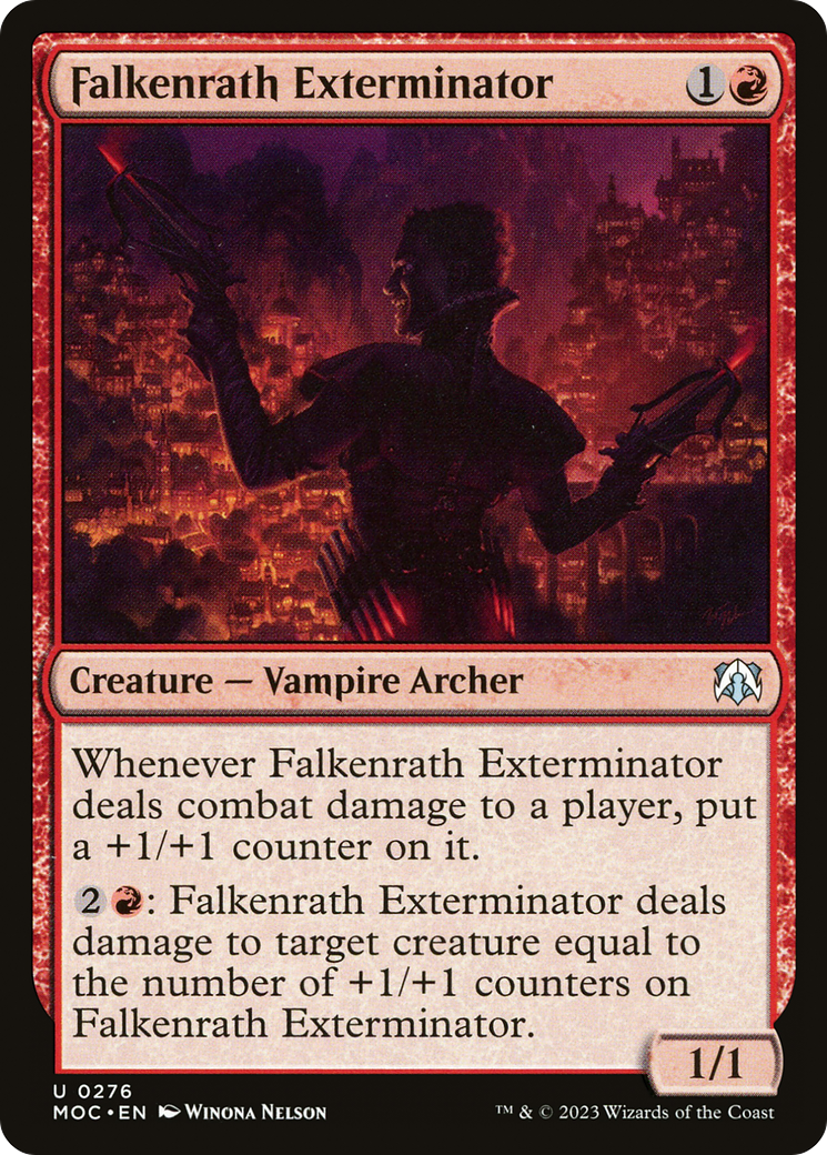 Falkenrath Exterminator (MOC-276) [March of the Machine Commander] MTG Single Wizards of the Coast