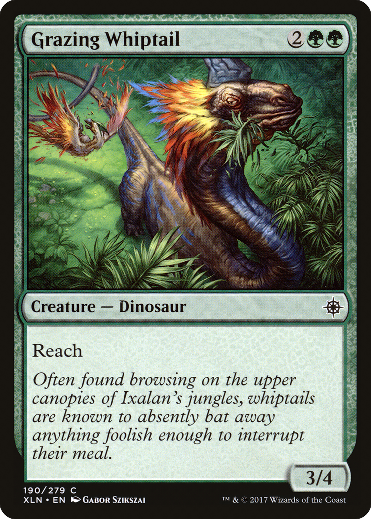 Grazing Whiptail (XLN-190) [Ixalan] Foil MTG Single Wizards of the Coast