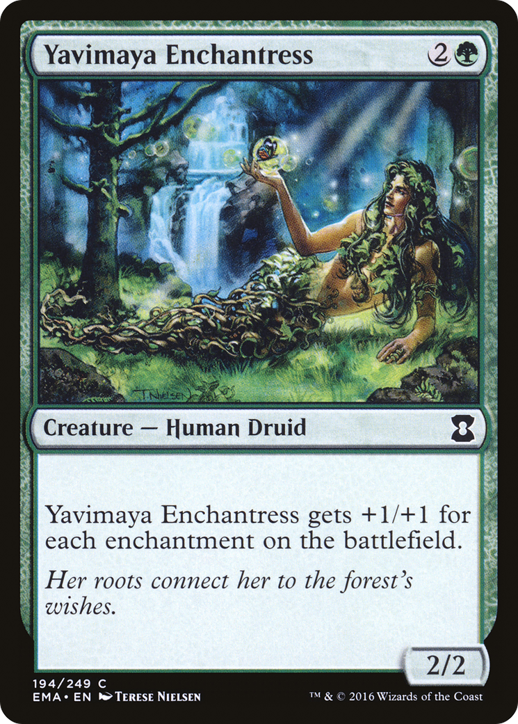 Yavimaya Enchantress (EMA-194) [Eternal Masters] MTG Single Wizards of the Coast