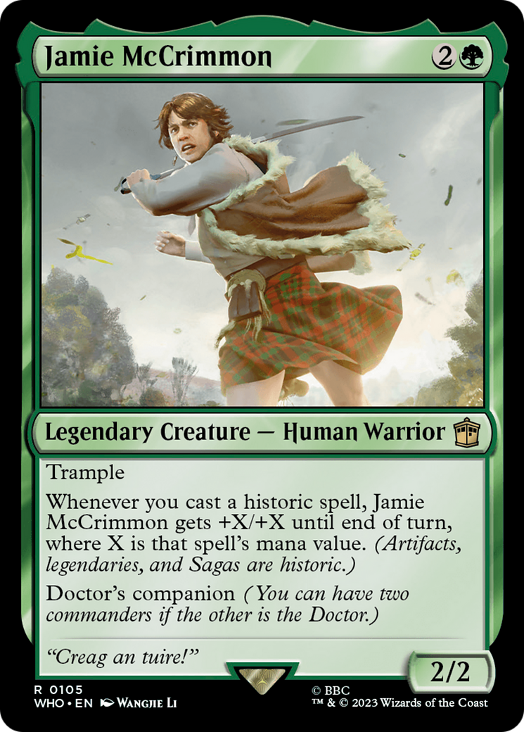 Jamie McCrimmon (WHO-105) [Doctor Who] MTG Single Wizards of the Coast
