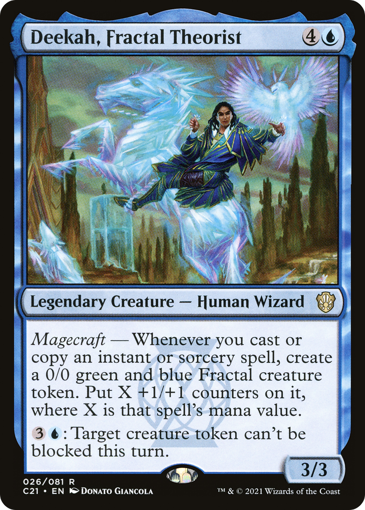 Deekah, Fractal Theorist (C21-026) [Commander 2021] MTG Single Wizards of the Coast