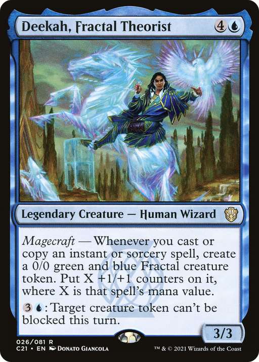 Deekah, Fractal Theorist (C21-026) [Commander 2021] MTG Single Wizards of the Coast