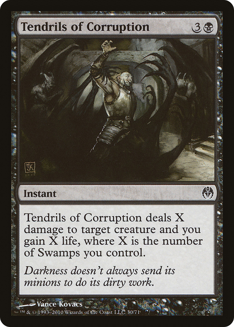 Tendrils of Corruption (DDE-030) [Misc] Duel Decks: Phyrexia vs. the Coalition MTG Single Wizards of the Coast