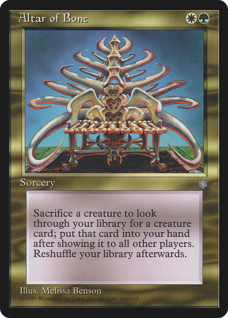 Altar of Bone (ICE-359) [Ice Age] MTG Single Wizards of the Coast