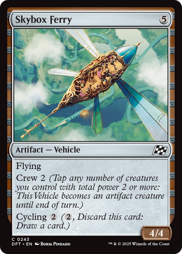 Skybox Ferry (DFT-243) [Aetherdrift] MTG Single Wizards of the Coast