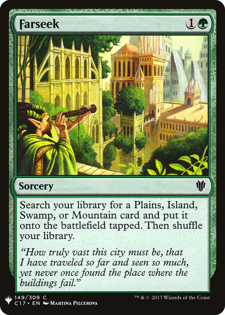 Farseek (C17) (LIST-149) [Mystery Booster] The List MTG Single Wizards of the Coast