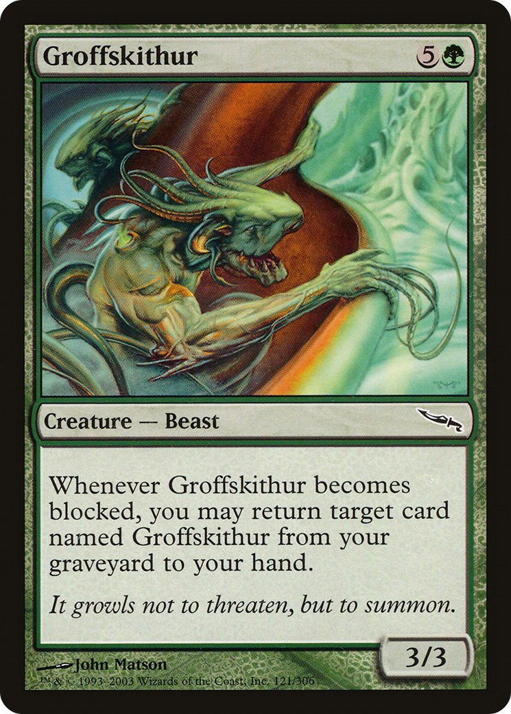 Groffskithur (MRD-121) [Mirrodin] MTG Single Wizards of the Coast