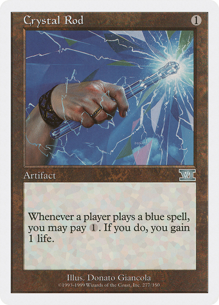 Crystal Rod (6ED-277) [Classic Sixth Edition] MTG Single Wizards of the Coast