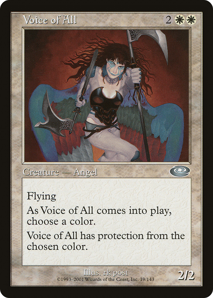 Voice of All (PLS-019) [Planeshift] Foil MTG Single Wizards of the Coast