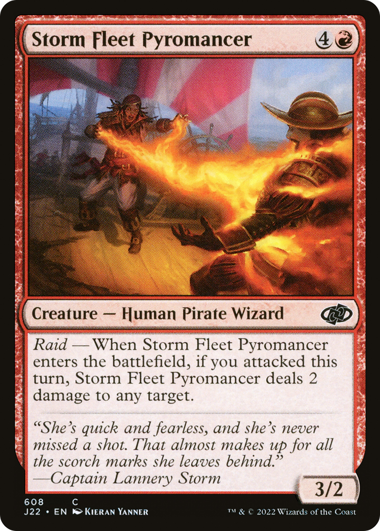 Storm Fleet Pyromancer (J22-608) [Jumpstart 2022] MTG Single Wizards of the Coast